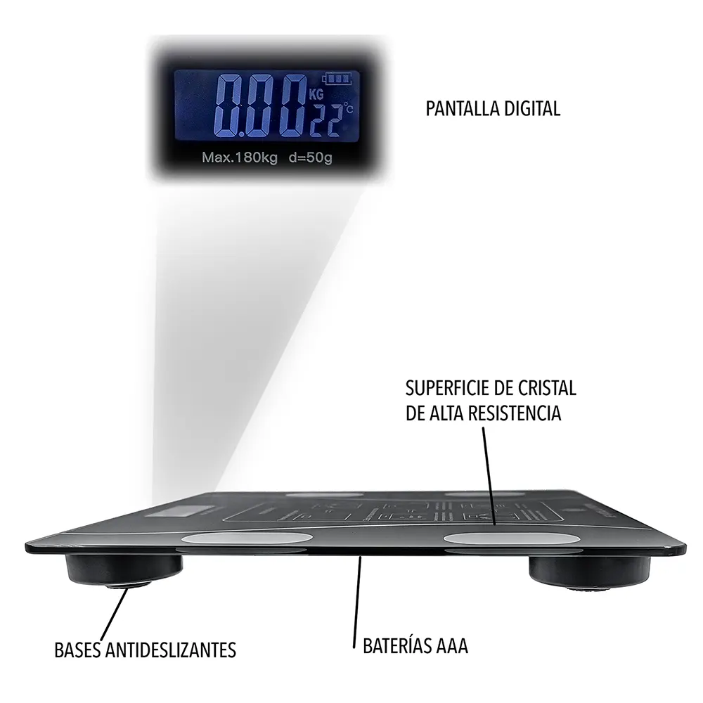 Báscula digital Evolution Fitness - Imagen 2